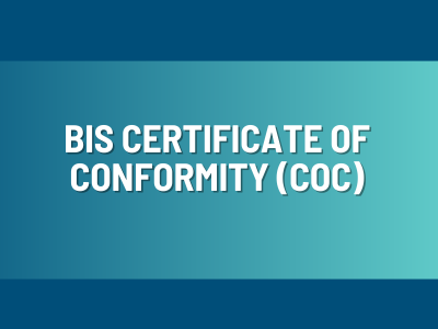 BIS Certificate of Conformity
